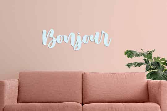 Woordbord Bonjour