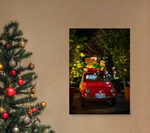 Kerst poster | Auto