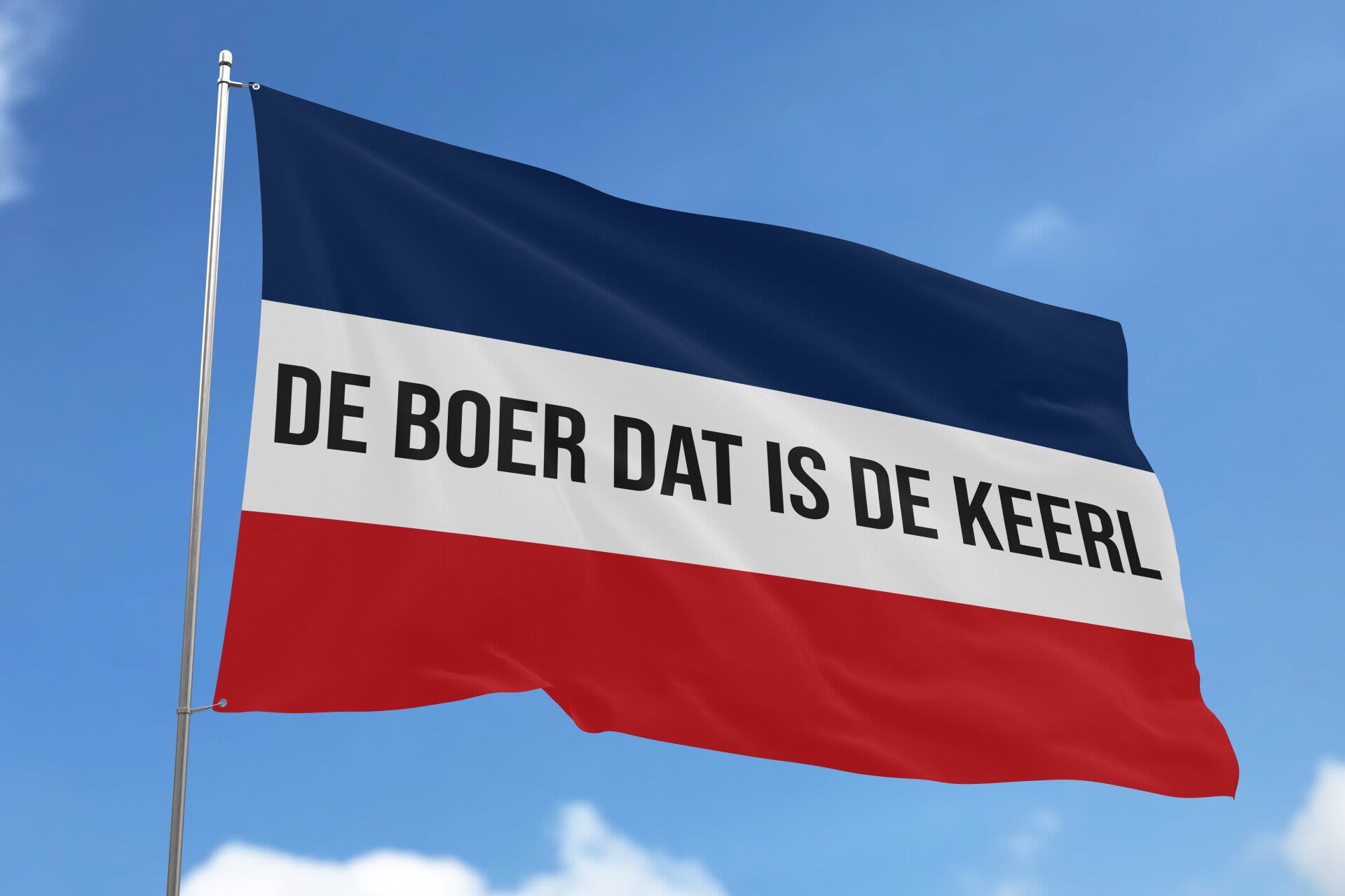 Vlag De boer dat is de keerl
