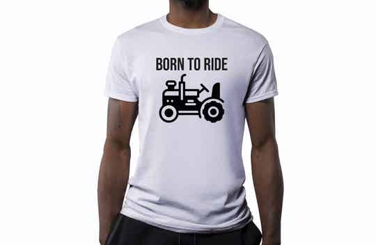 T-Shirt Born to ride wit