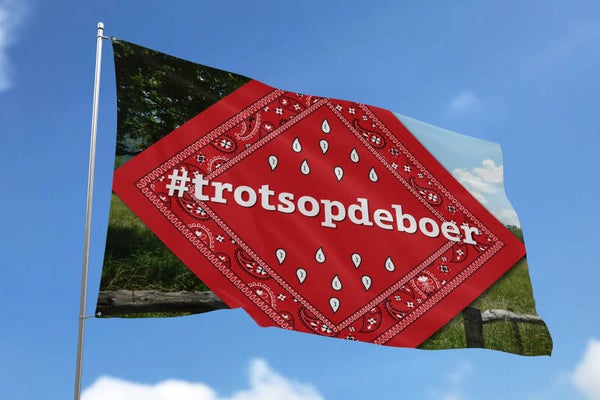 Vlag #trotsopdeboer bandana