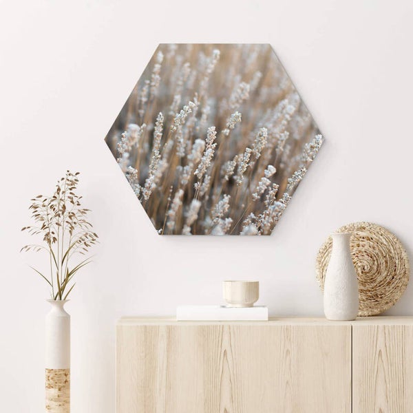 Muur hexagons Bloem 3