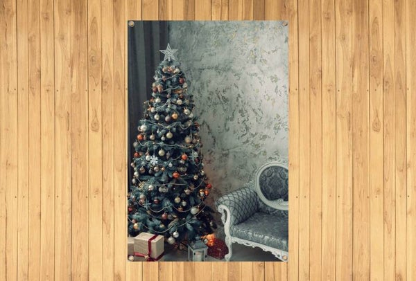 Kerstboom spandoek 9