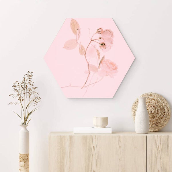 Muur hexagons Bloem 6