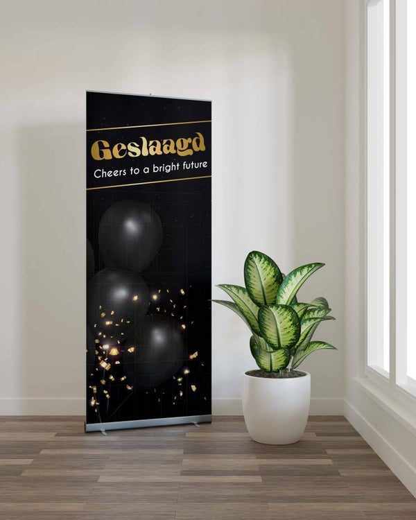 Roll up banner Cheers