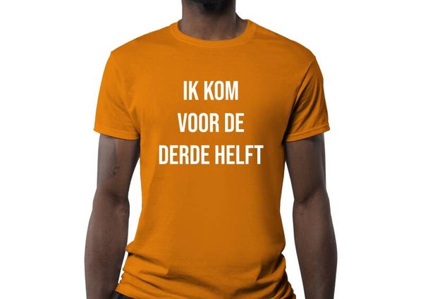 T-shirt 'derde helft'
