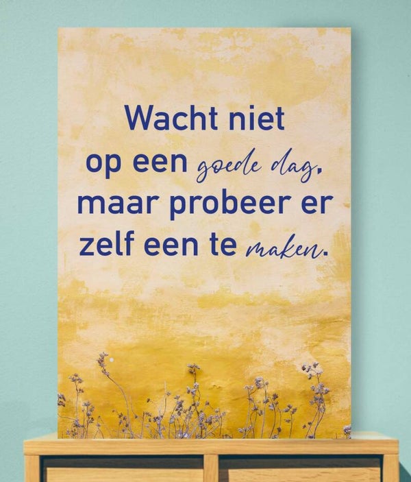 Tekstbord: Goede dag