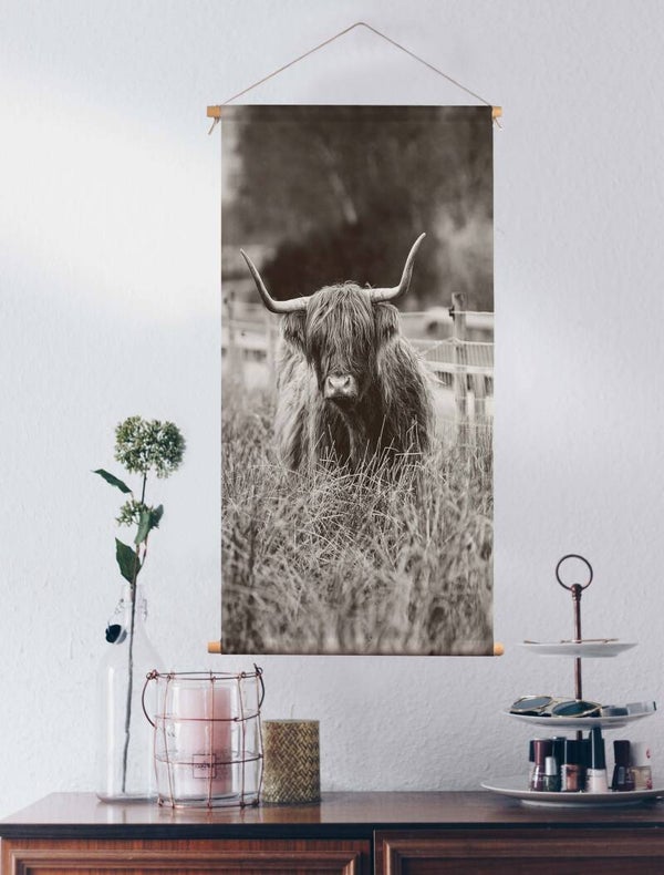 Textielposter Hooglander 5