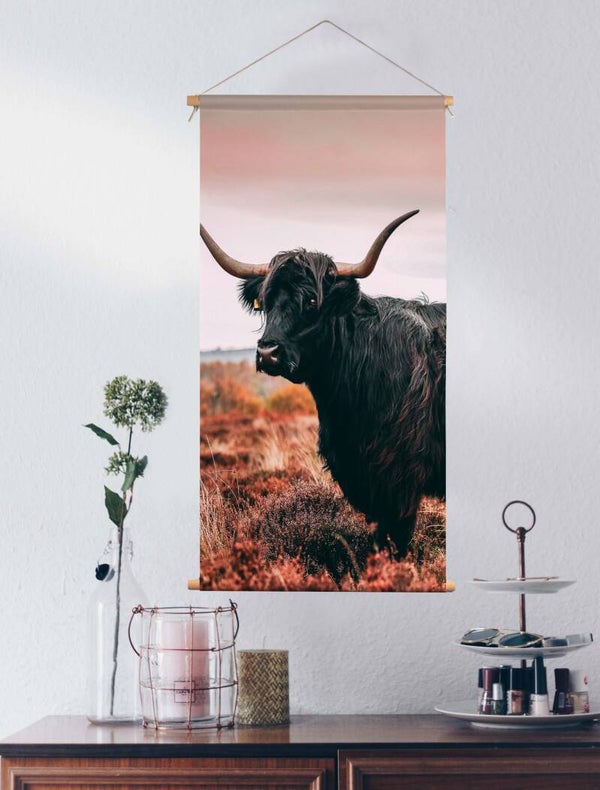 Textielposter Hooglander 7