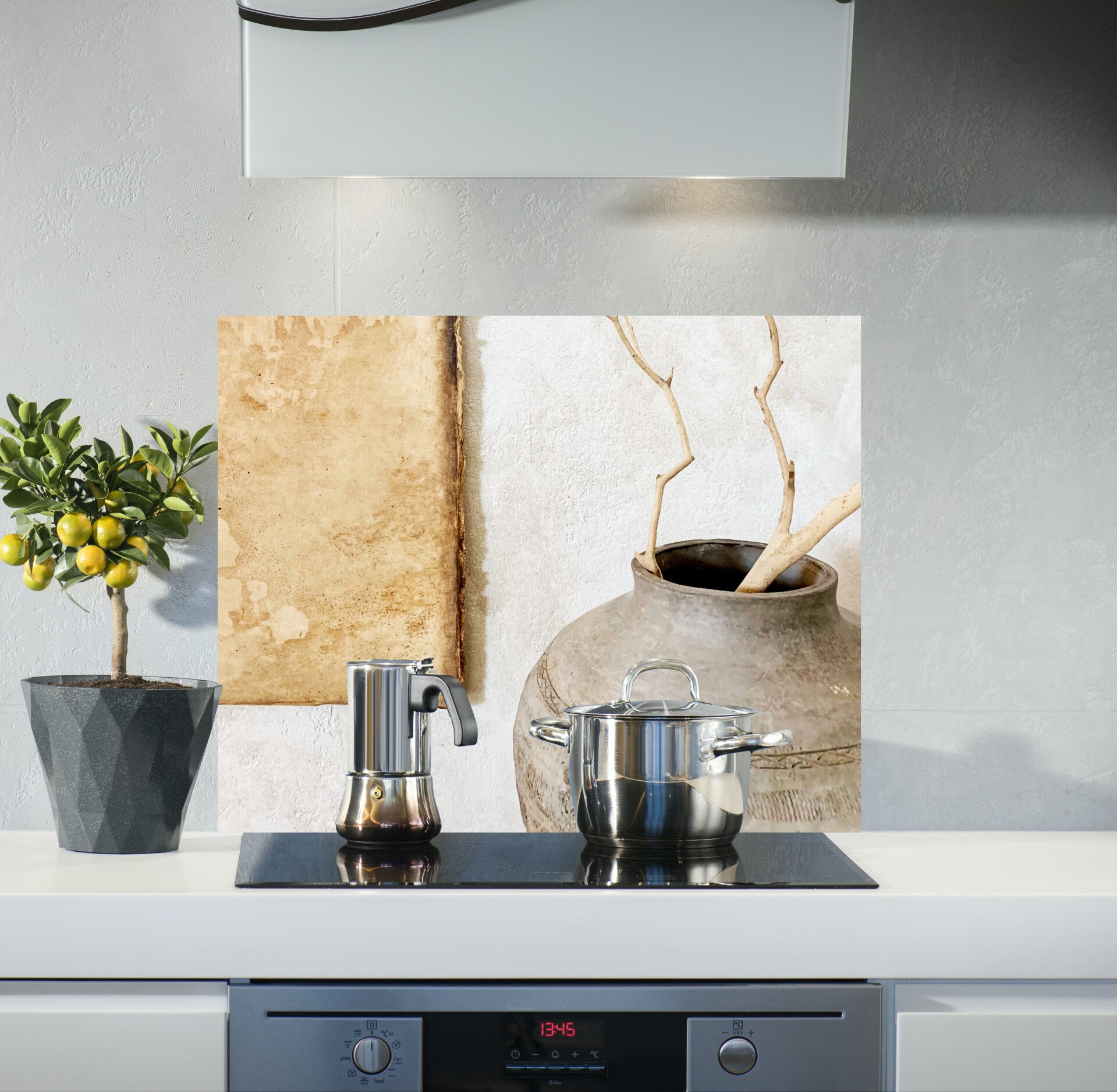 Spatscherm Brocante pot