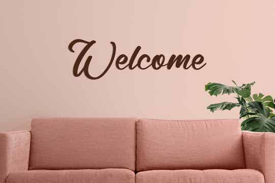 Woordbord Welcome