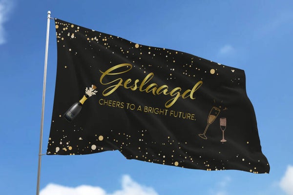 Vlag Geslaagd Cheers