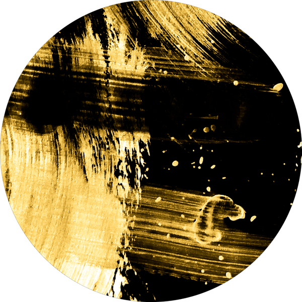 Muurcirkel Gouden verfvegen