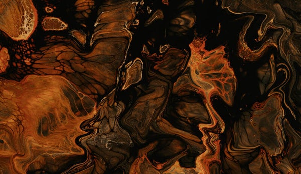 Inductie beschermer Bruine swirls