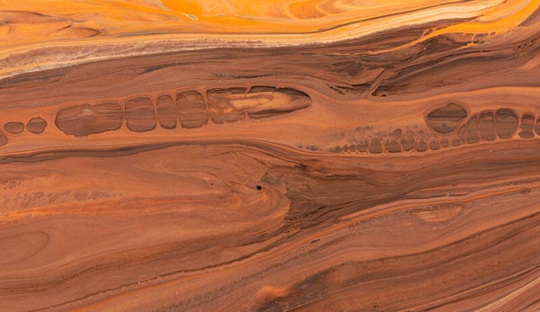 Inductie beschermer Swirl bruin 2