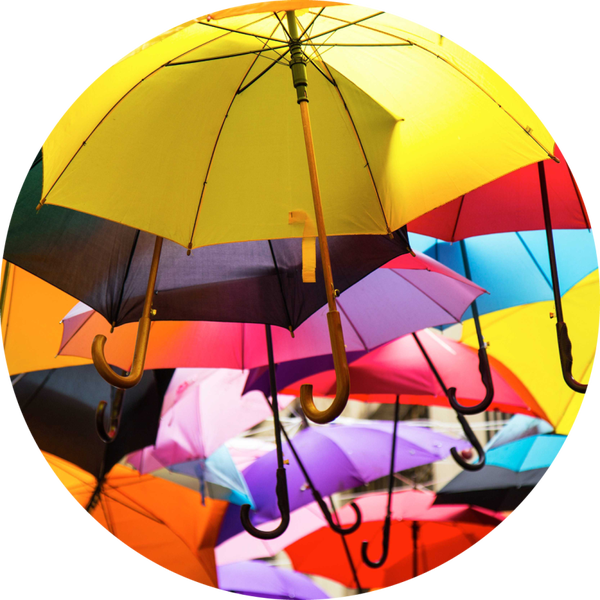 Muurcirkel Paraplu's