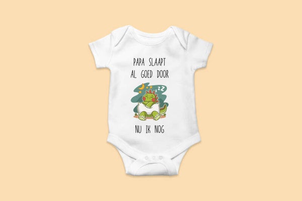 Rompertje 'Papa slaapt al'