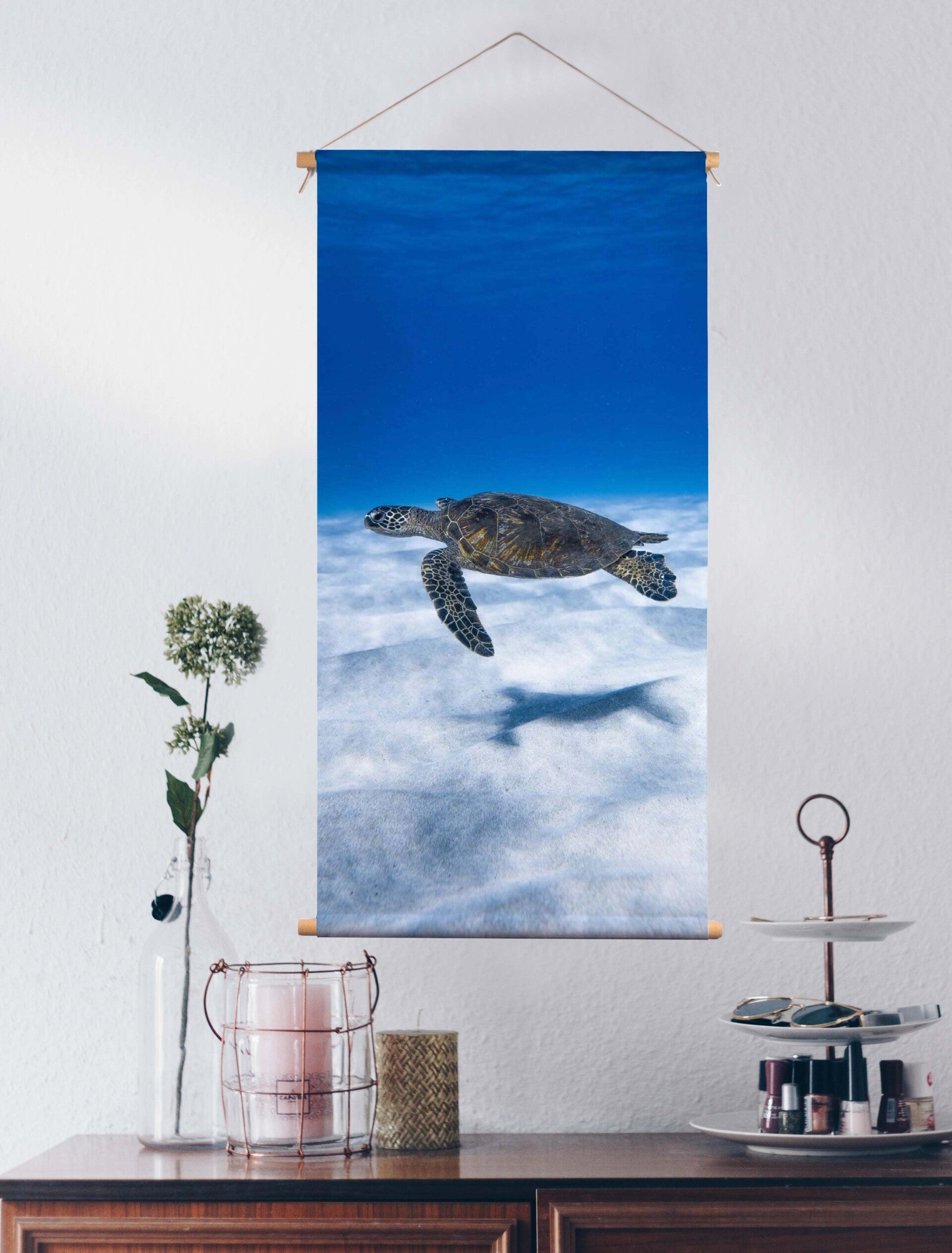 Textielposter Schildpad