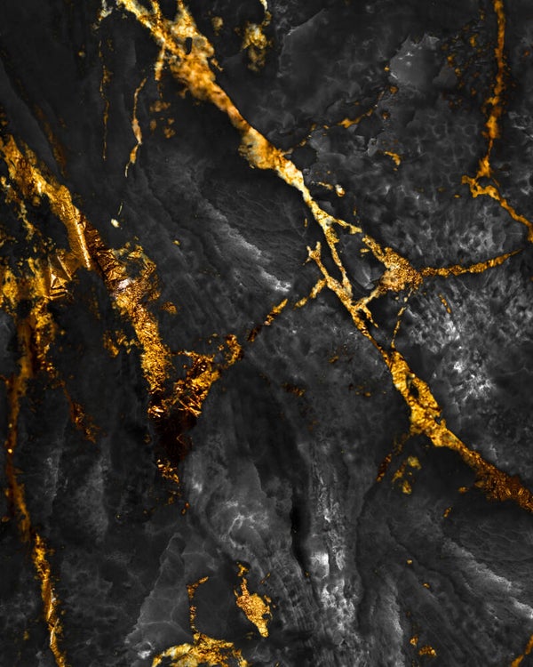 Wandkleed Gouden marmer