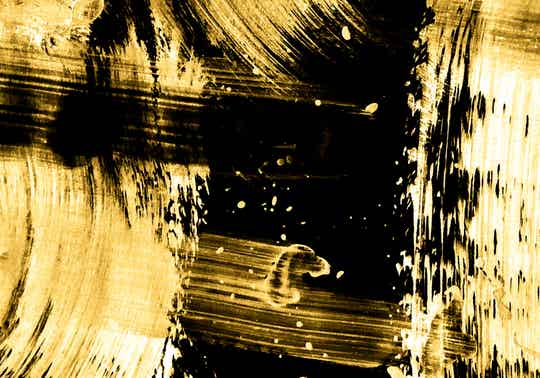 Tuinposter Gouden verfvegen