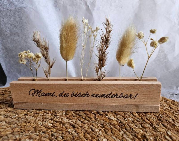 Kartenhalter und Blumenhalter mit oder ohne Text