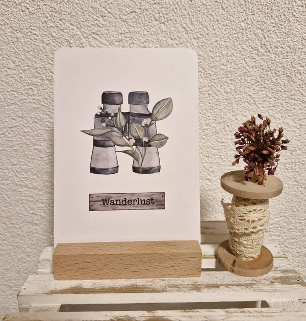 Eco Karte Wanderlust, inkl. Couvert