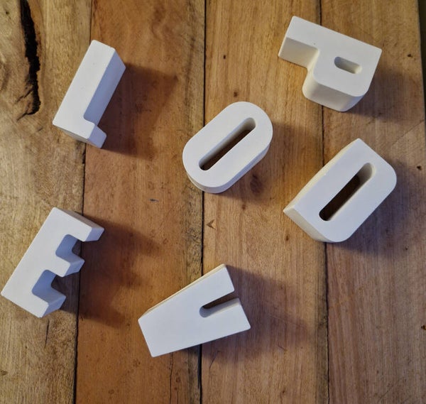 Buchstaben einzeln ABC