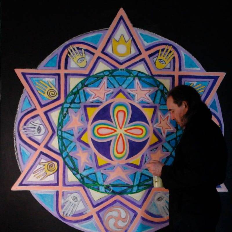 Mandala als Siegel der Seele, spirituelle Kunst von jeher.