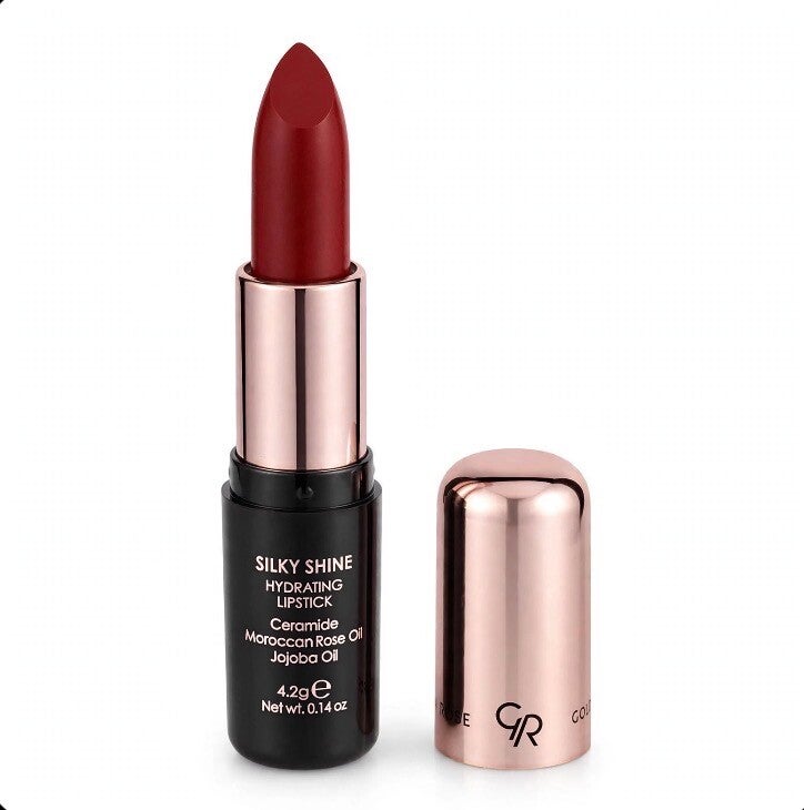 Silk Shine Hydration Lipstick - Pflegender Lippenstift mit seidigem Glanz -  Rubinrot