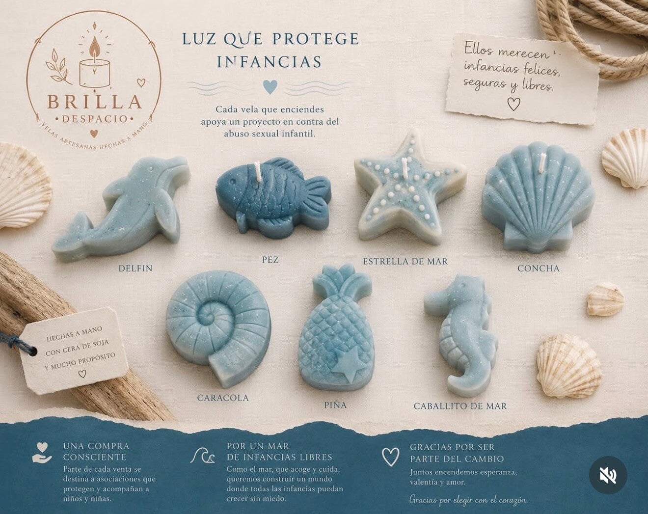 Pack velas del mar