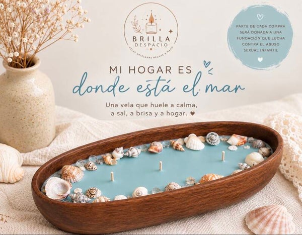 Vela ovalada del mar