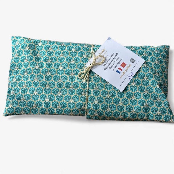 Bouillotte sèche graines de lins & lavande- Création artisanale Française
