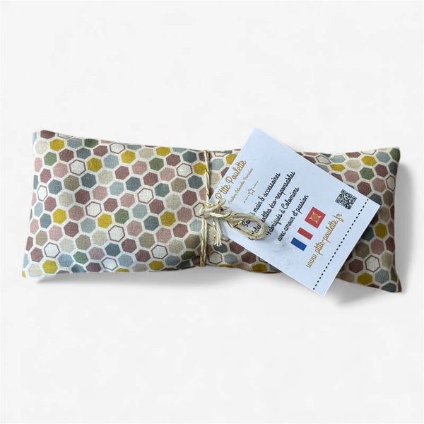 Masque Relaxant aux Graines de Lin & lavande – Masque de méditation-Déhoussable et Lavable