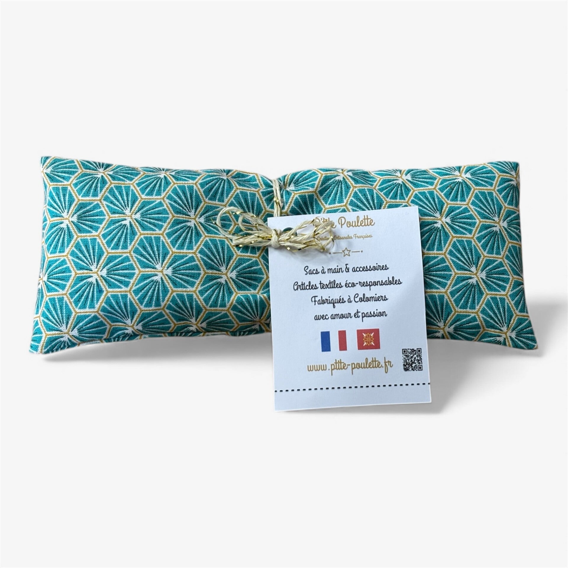 Masque Relaxant aux Graines de Lin & lavande – Masque de méditation-Déhoussable et Lavable