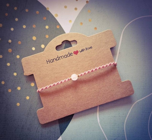 Armband mit Rosenquarz
