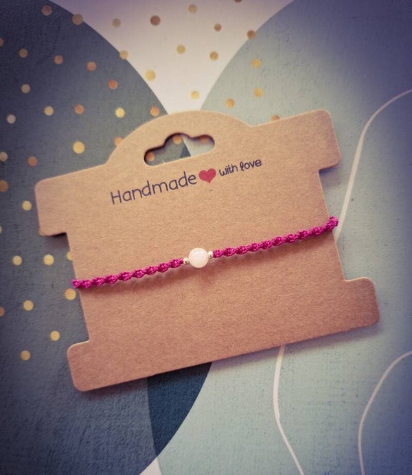 Armband mit Rosenquarz