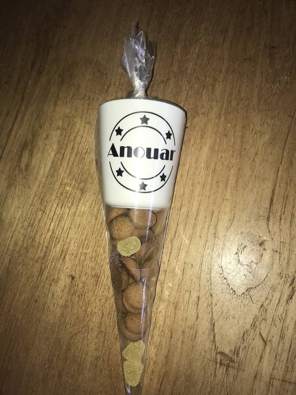 Schoen cadeautje witte beker