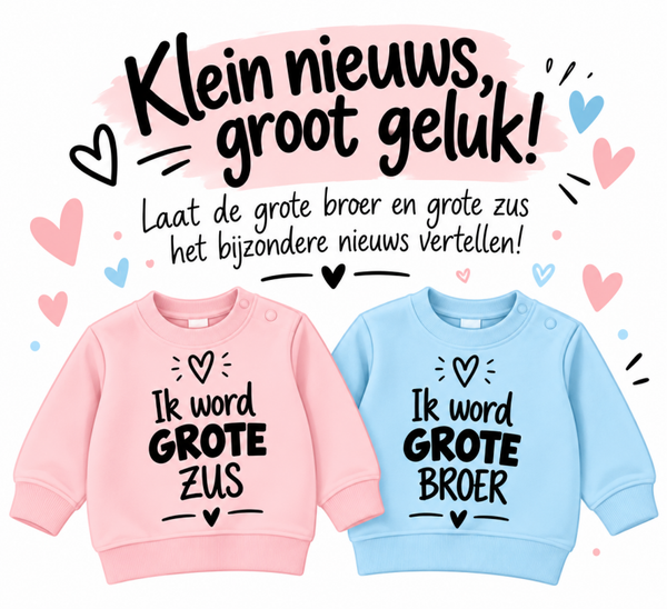 💕 Klein nieuws, groot geluk! 🩵