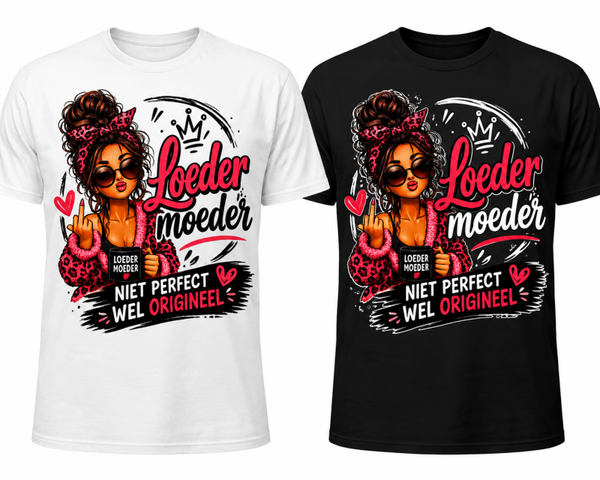 Loeder moeder shirt
