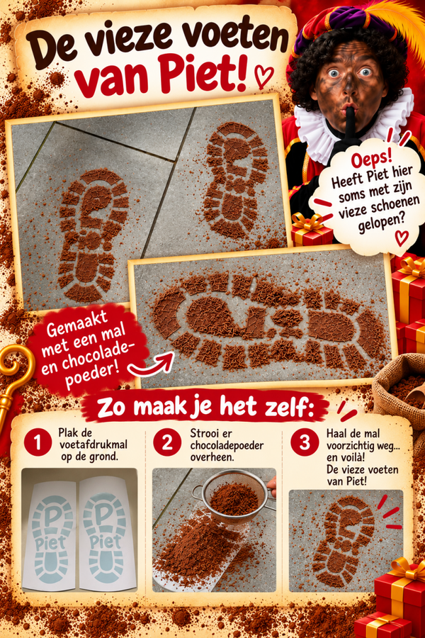 👣🍫 **De vieze voeten van Piet\!** 🎁