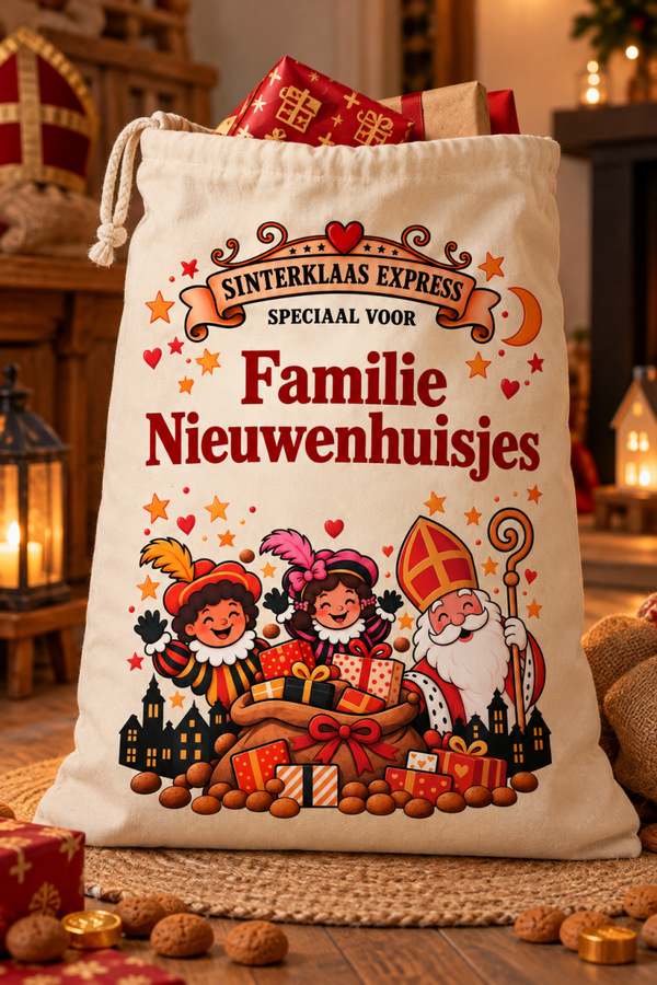 Super leuke Sinterklaas cadeau zak