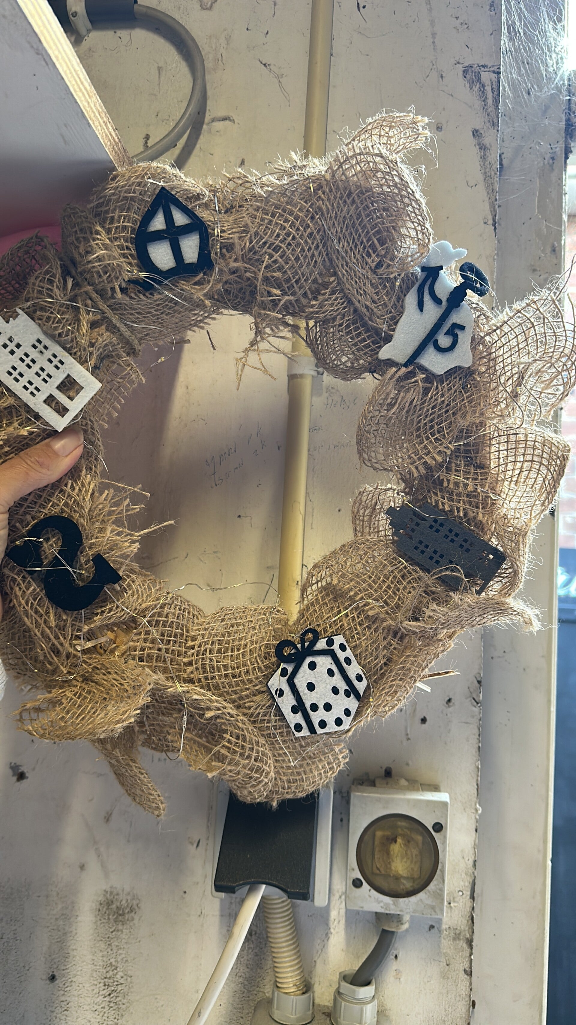 Sinterklaasje krans decor 1
