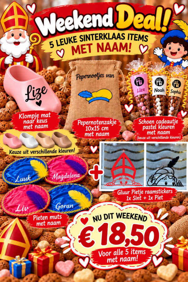 🎁Sinterklaas Weekend Deal! ❤️