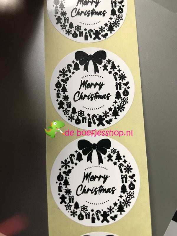 Kerst sluit stickers
