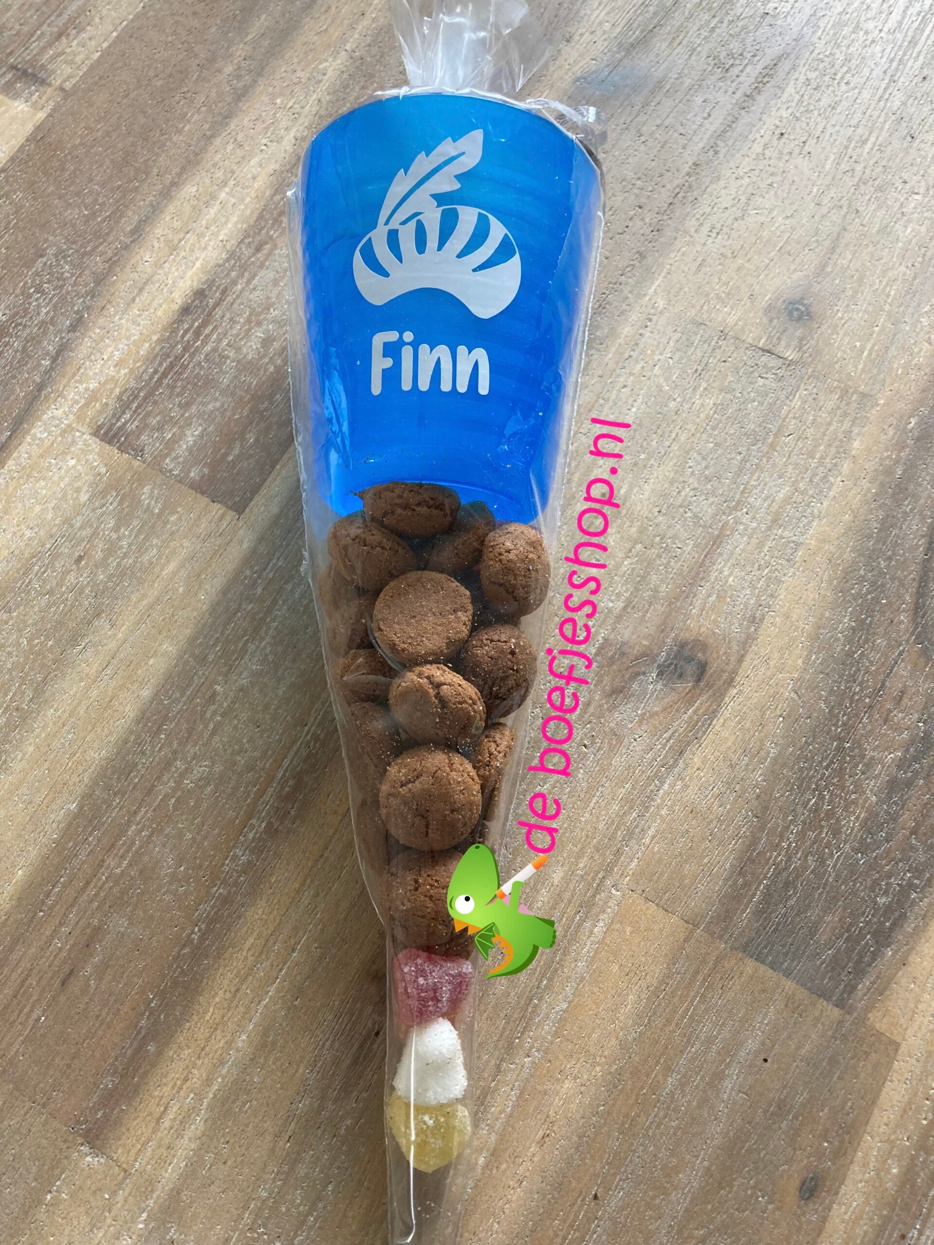 Schoen cadeau donker blauw