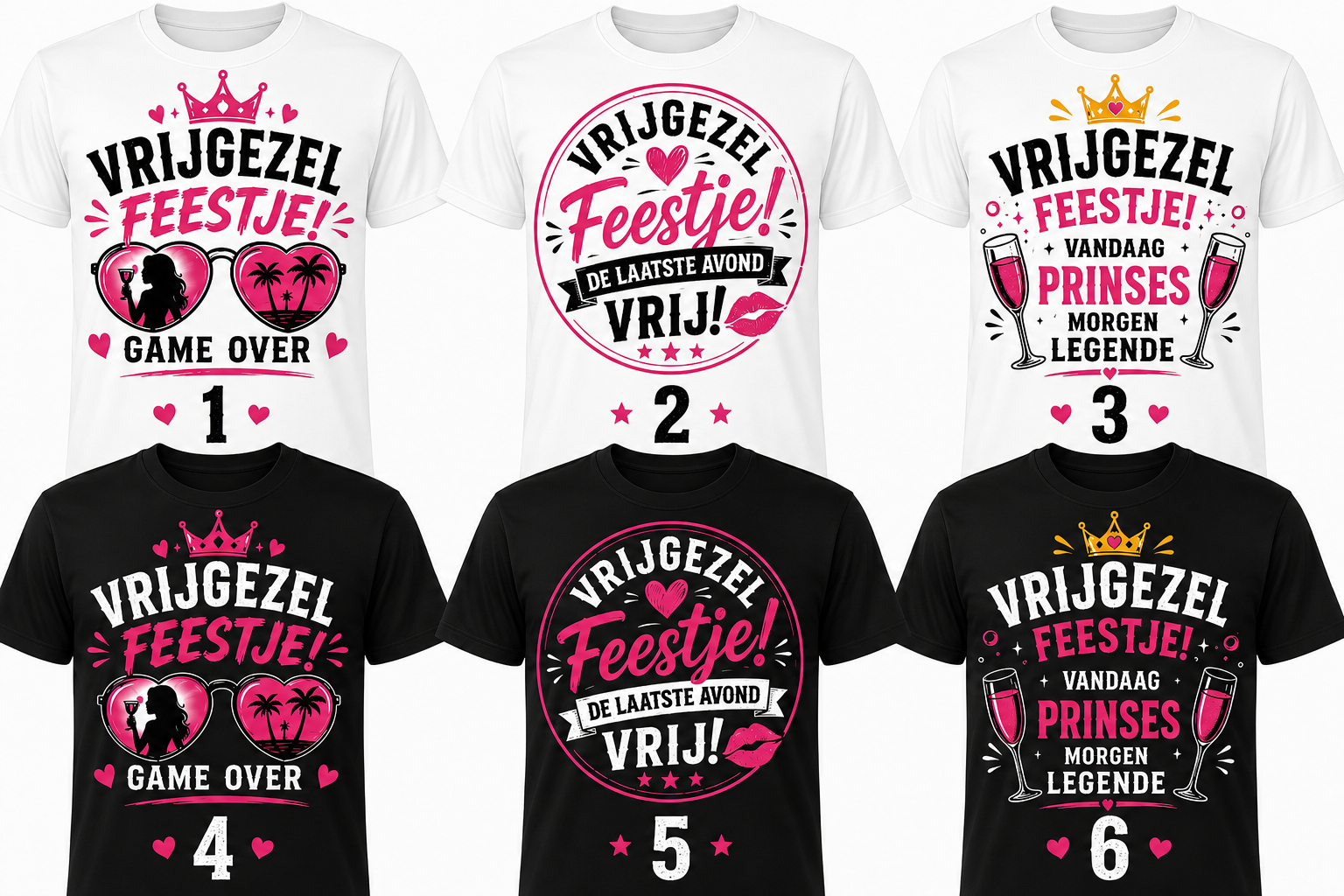 Super leuk vrijgezellenfeest shirtje (Dames)