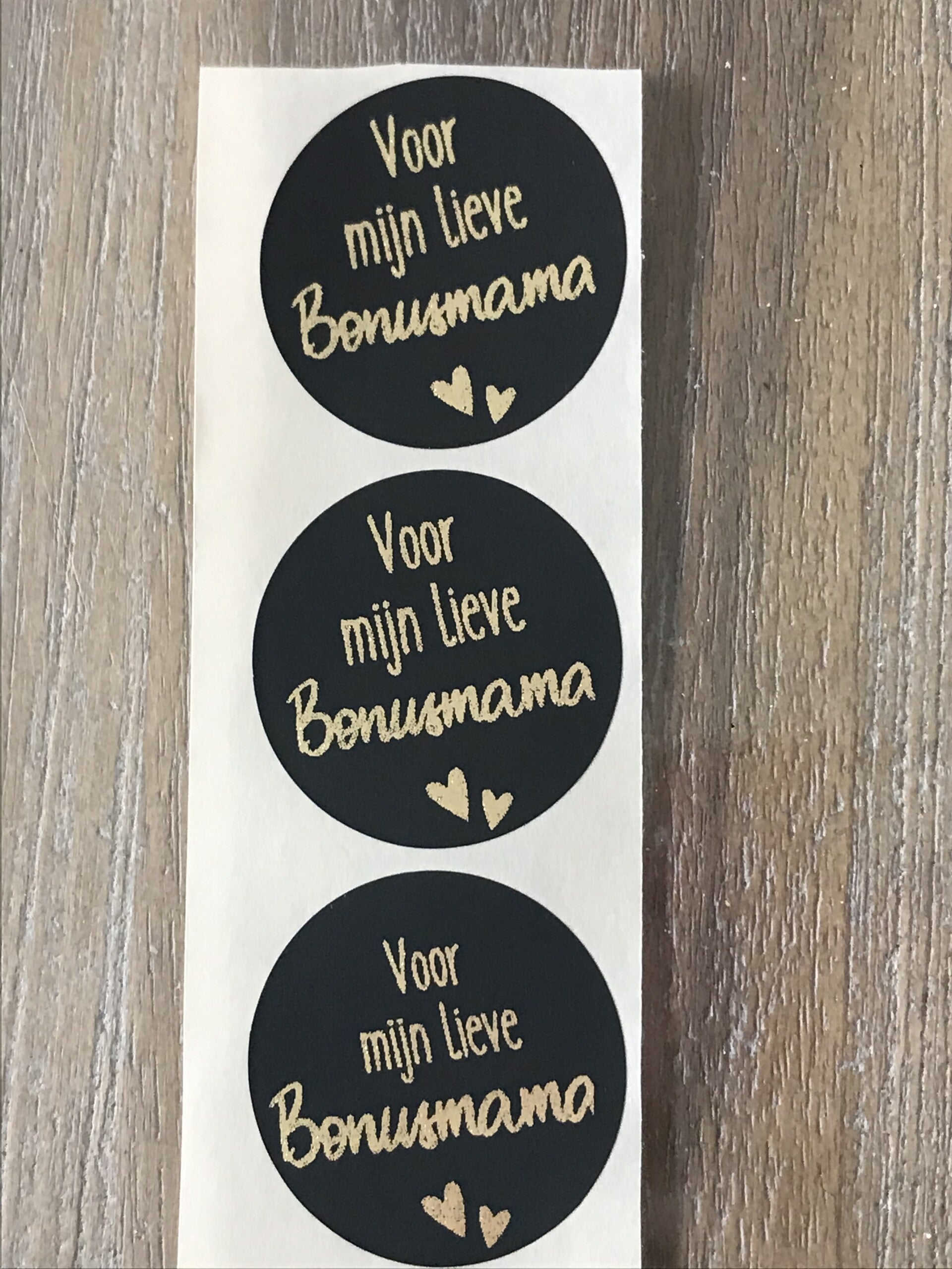 Bonus mama sluit stickers