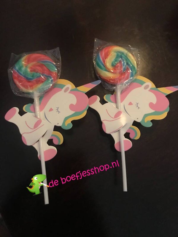 Eenhoorn met lolly