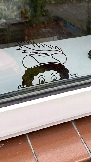 Gluur Pietje zwart
