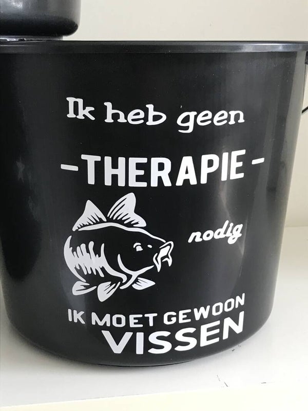 Ik hoef geen therapie nodig ik moet gewoon vissen emmer